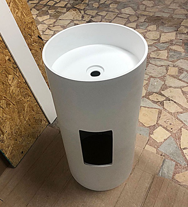 corian bathroom freestanding washbasin manufacturer in turkey 
